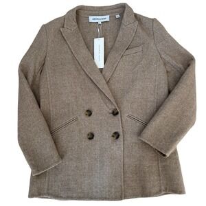 NWT $798‎ Veronica Beard Oria Double-Breasted Blazer Jacket Size 12 Wool Blend